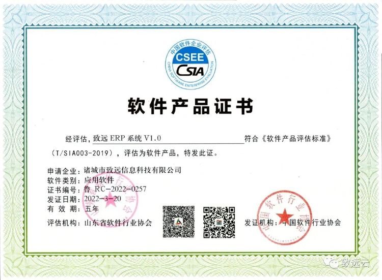 喜訊！致遠科技成功通過“雙軟認證”，軟件技術開發實力獲權威認可